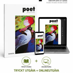 Poet nr 1 (2026) | Tryckt utgåva + Onlineutgåva